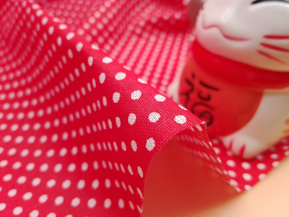 Polka dot polka dot vải cotton handmade diy ngọc nước điểm cotton in vải áo sơ mi quần áo