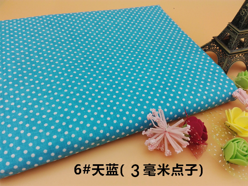 Polka dot polka dot vải cotton handmade diy ngọc nước điểm cotton in vải áo sơ mi quần áo