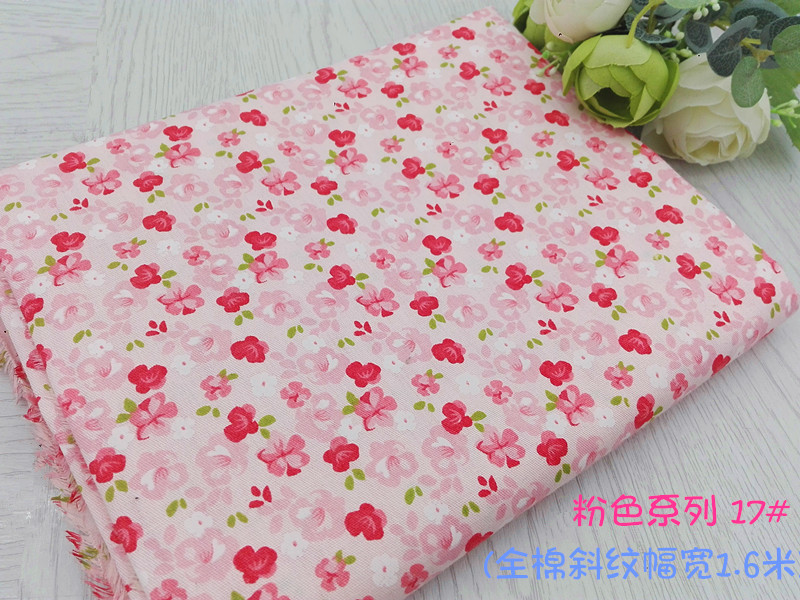 Mục vụ hoa nhỏ bông vải cotton handmade TỰ LÀM nhỏ tươi hoa vải áo sơ mi twill cotton