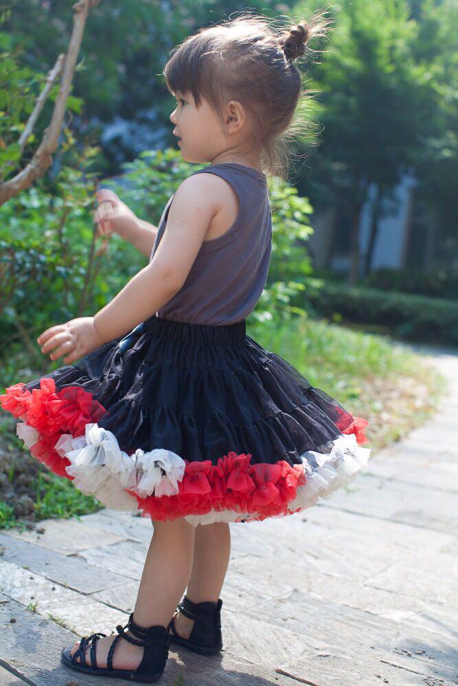 Jupe enfant en mousseline de soie - Ref 2048969 Image 10