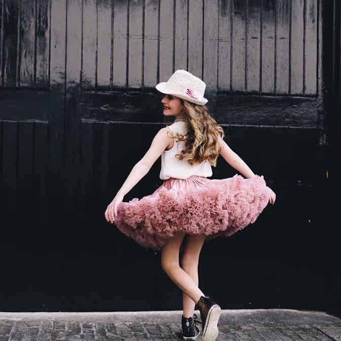 Jupe enfant en mousseline de soie - Ref 2048969 Image 23