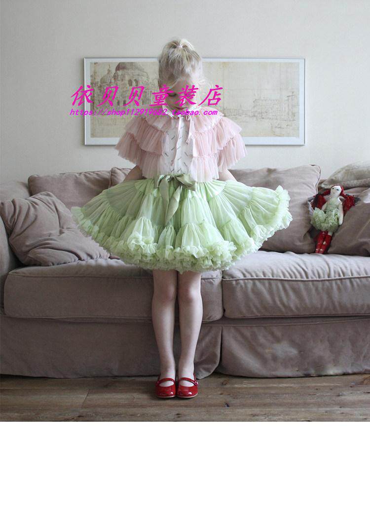 Jupe enfant en mousseline de soie - Ref 2048969 Image 16