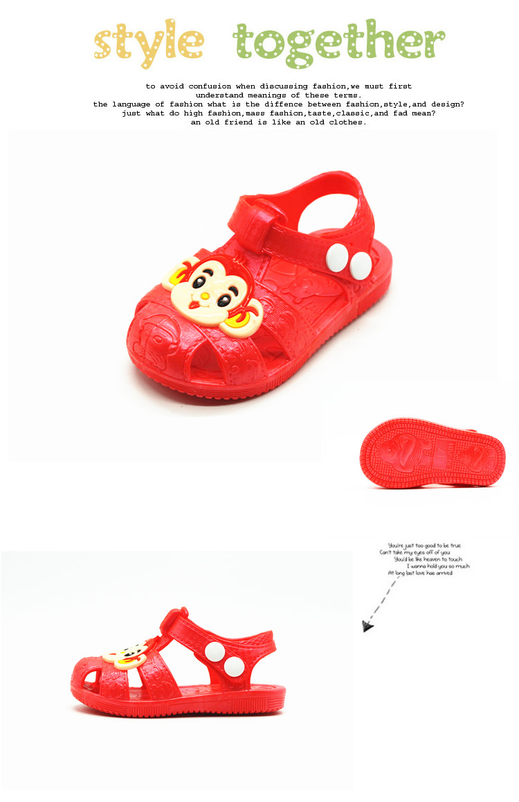 Sandales enfants en autre Baotou totem pour Toute saison - semelle plastique - Ref 1051491 Image 16
