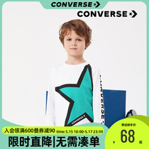 Converse Converse Converse Childrens Official Autumn Winter CUHK Boy Boy Autumn Money Pure Cotton Children Long Sleeve T-shirt