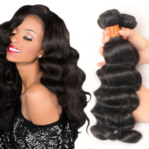 Loose Deep Wave Virgin Brazilian Human Hair Bundles Human Hair wig