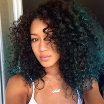 Kinky Curly Virgin Indian Human Hair Weave Bundles Curly wig
