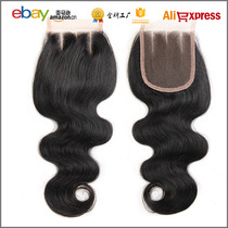 4*4 Body Wave Virgin Brazilian Human Hair Lace Closure block