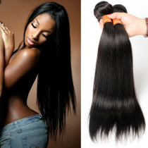 8A Virgin Brazilian Human Hair Weaves Straight real Hair wigs