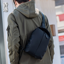 Hong Kong casual men's chest bag simple shoulder messenger bag multi-function tide brand diagonal backpack small bag fashion waist bag men