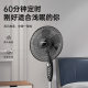 Oaks Electric Fan Floor Fan for Home Use, Quiet and High Air Volume, Living Room Standing Fan, Small Energy-Saving Remote Control Fan