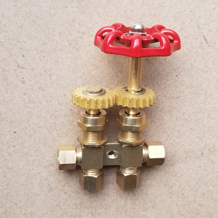 Double Lianz Oil Valve Oil Valve Switch Copper Screw Cap Discharge Oil Switch Corrosion Resistant Needle Valve Diesel Oven Accessories