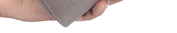 Túi da bò lớp đầu tiên túi da nam và nữ phong cách organ nhiều thẻ đôi dây kéo dung lượng lớn thẻ tín dụng Hàn Quốc gói thẻ - Chủ thẻ ví coach