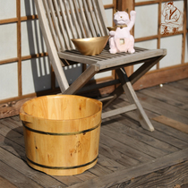 Shunfeng Jiaxi wooden barrel insulation foot bucket bath foot tub with Jiaxi standard physical store