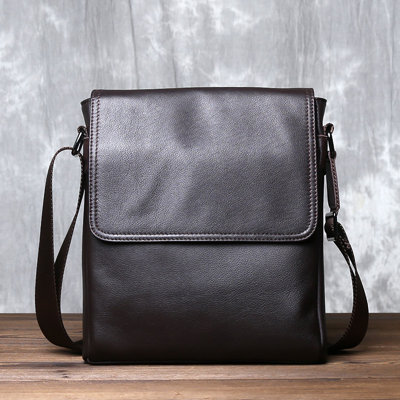 Title 4, Head Layer Cowhide Vertical Crossbody Bag, High...