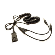 QD Wire WIRE-SPECIFIC FORCE HEADPHONES CONNECTING WIRE COMPUTER 3 5MM DUAL-INSERT QD JOINT SOUND CARD CONVERSION LINE