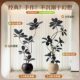 Artificial Green Plant Black Rubber Tree Indoor Living Room Large Potted Plant High-End Luxury Faux Tree Plant Decoration