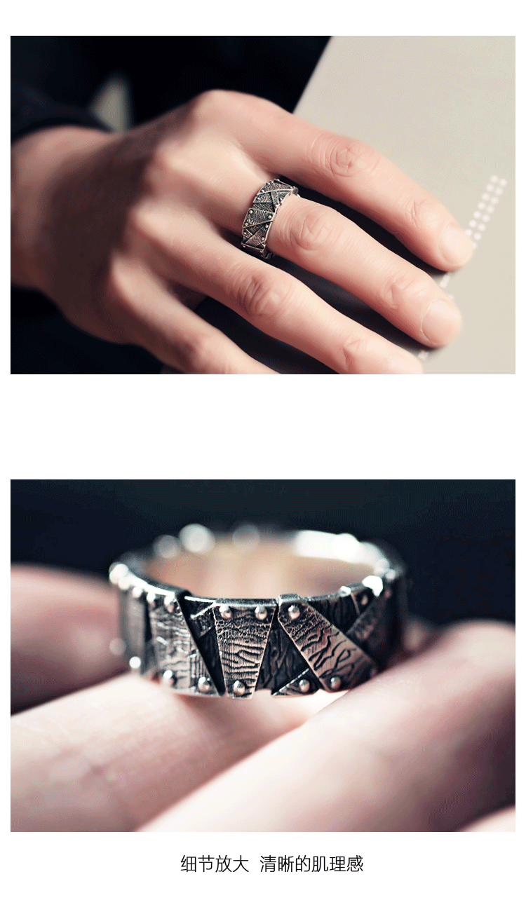 Bague homme OTHER   en Argenterie - Ref 3086510 Image 9