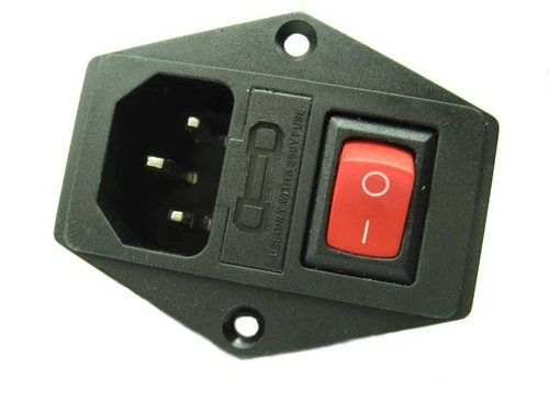 Трехноморская силовая гнезда, шрифт -образный ремень для ремня, индикатор красный выключатель лодки, трех -в одном кондиционировании меди