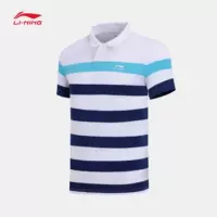 Li Ning áo sơ mi nam tay ngắn 2018 mới sê-ri thời trang thể thao mới - Áo polo thể thao áo phông polo nữ