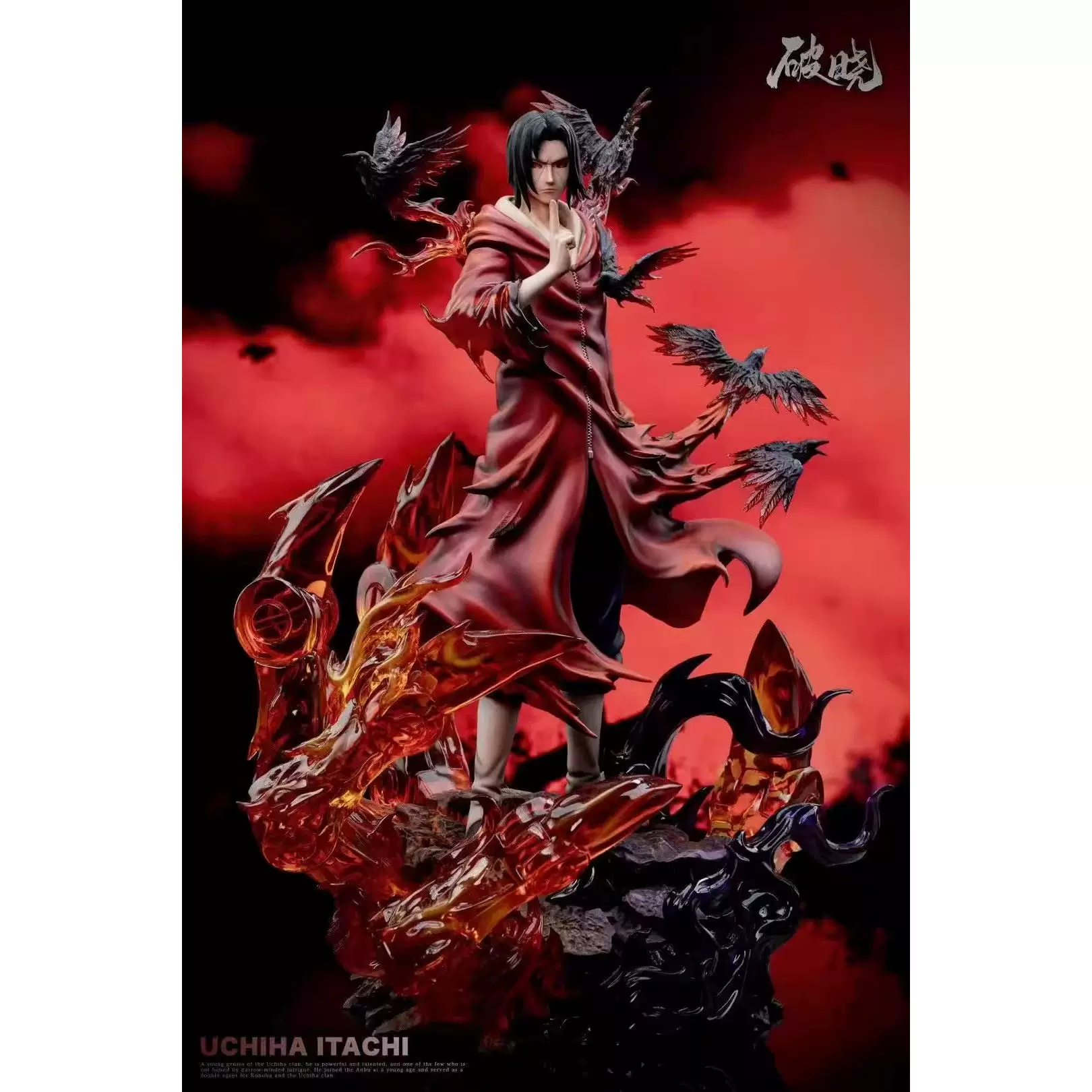 [Black GK] Private custom Dawn Itachi Uchiha Akatsuki Organization Naruto model statue ornaments