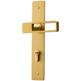 Медная тонкая модная современная дизайнерская световая панель, замок