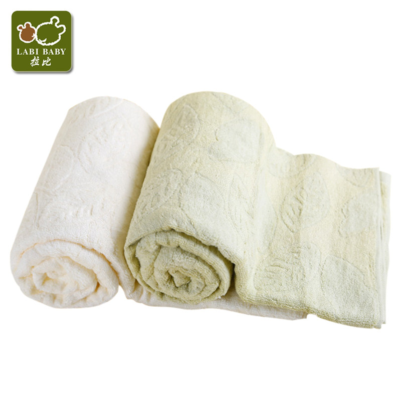 Rabbi leaf positive rectangular bath towel baby baby big towel soft absorbent LMFFZ10101
