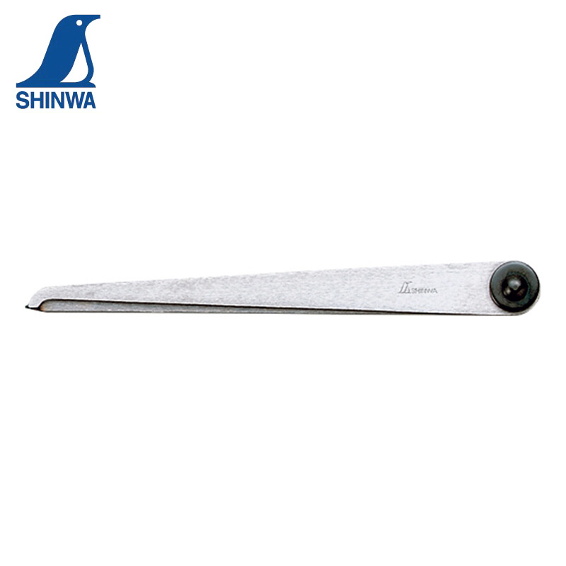 Affinity SHINWA PENGUIN CARD Crossed Steel Gauge 73250 Single-sided Card Gauge A 15cm Sheet Gauge Double Use Paddling Gauge 