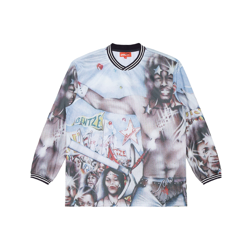 Dbd Wh Bootsy Collins Album Full Print Long-Sleeved Football Jersey Dbd Wh Bootsy Collins Album Full Print Long-Sleeved Football Jersey