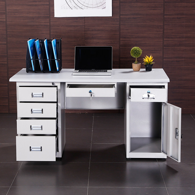 Steel Desk Brief Modern Dormitory Home Desk Writing Desk Small Doctor Teacher 1 2 m Computer Desk-Taobao
