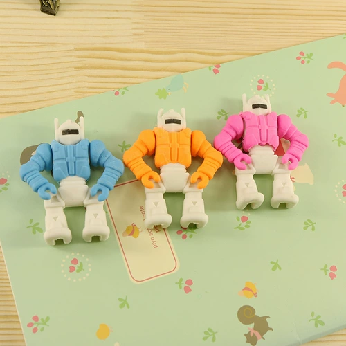 Мультяшный робот, ластик для школьников, канцтовары, детская награда, рождественский подарок, подарок на день рождения