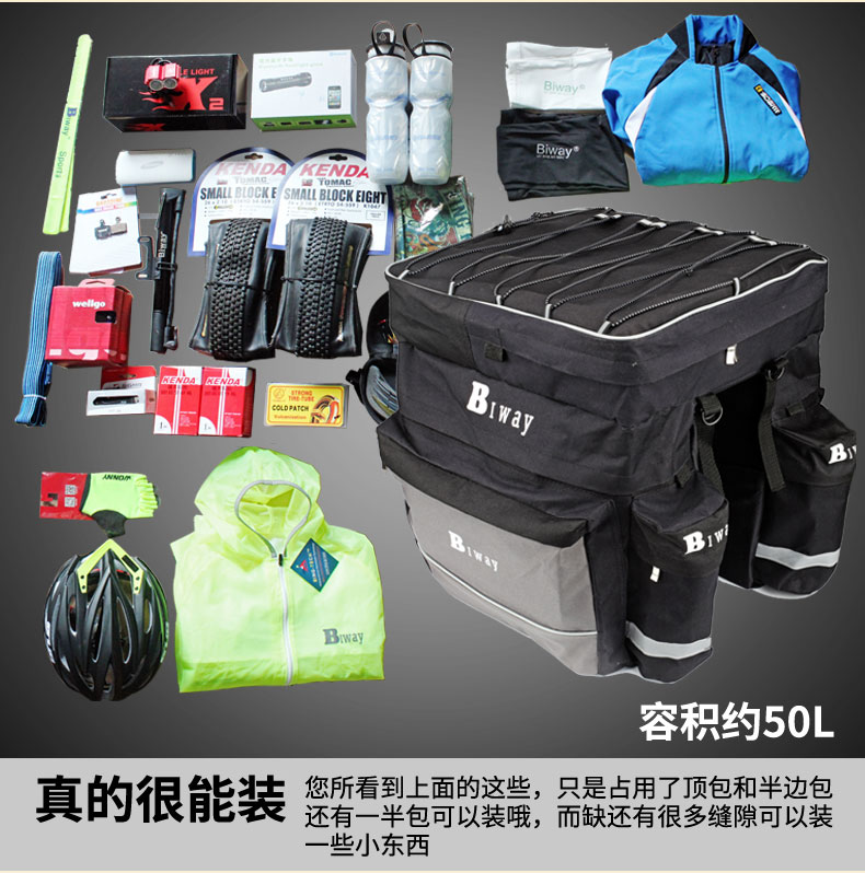 Sacoche pour vélo mixte BIWAY - Ref 2211508 Image 20