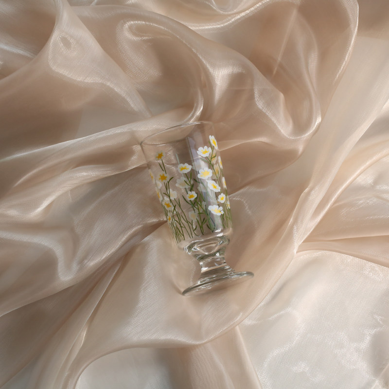 Morandi Background Cloth Oil Painting Texture Shiny Shiny Transparent Yarn Fairy Ornament Meme Makeup and Ins photo props