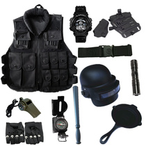 61 Childrens SWI Special Armament Kit Electric Toy Gun Suit Gun Handcuffs Helmet Telescope Tactical Vest