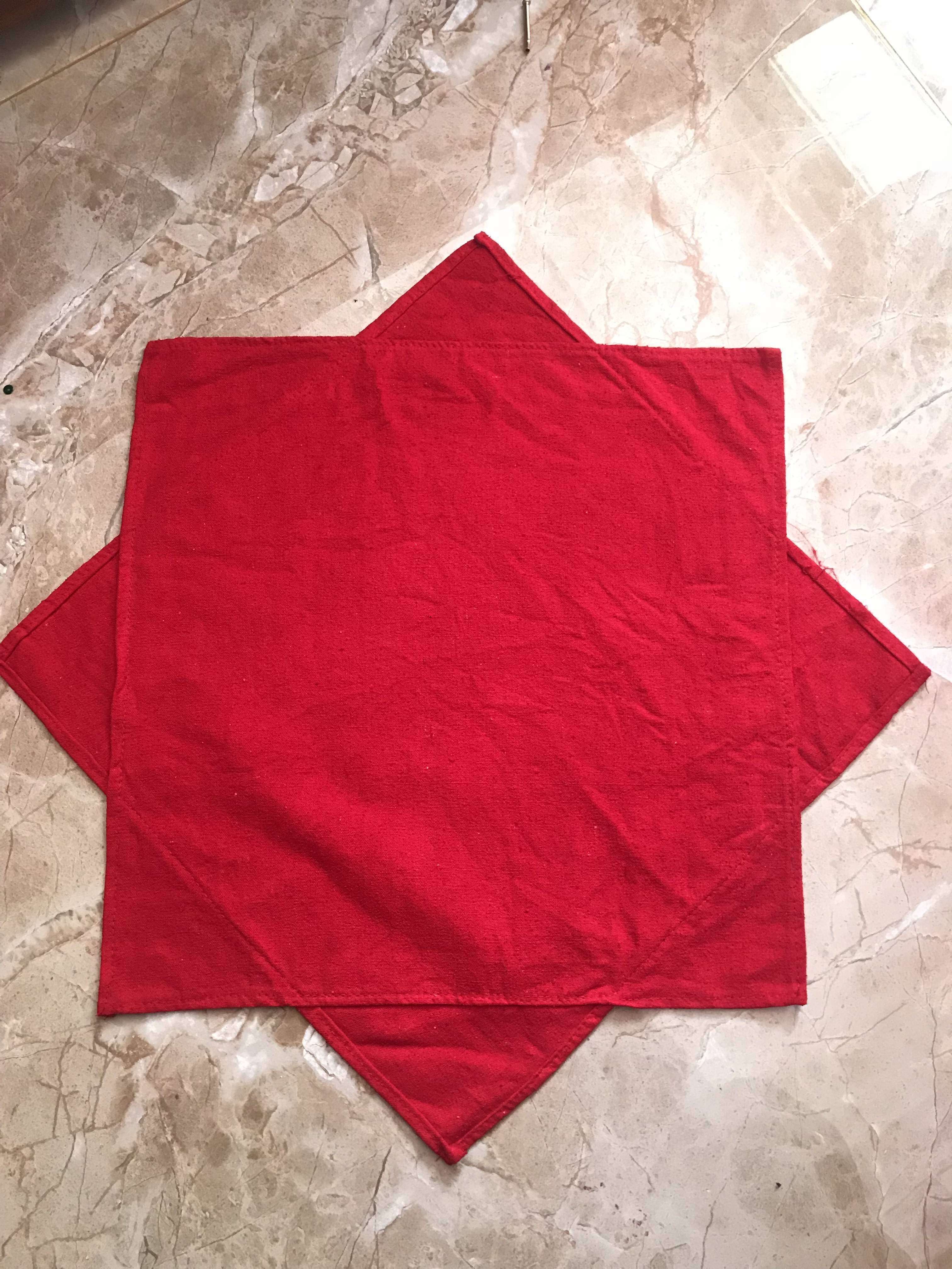 Academic dance handkerchief Cotton hemp handkerchief Knotty silk handkerchief Singer silk Octagonal scarf handkerchief