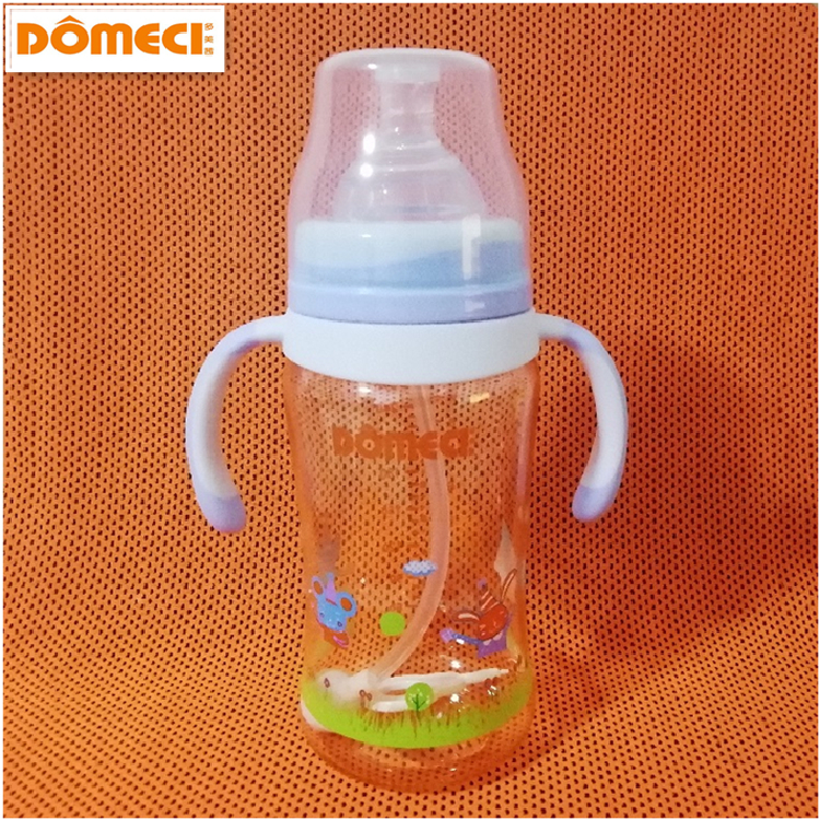 Multi Beauty Sie PPSU Wide Bore Bottle 300ml Automatic Straw With Handle Infant Juice Cup Large Capacity