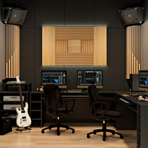 Solid wood acoustic diffusion plate Recording studio Audio hall 29 pedalling full-frequency diffuser HiFi Enthusiast Soundproof Suction Soundboard