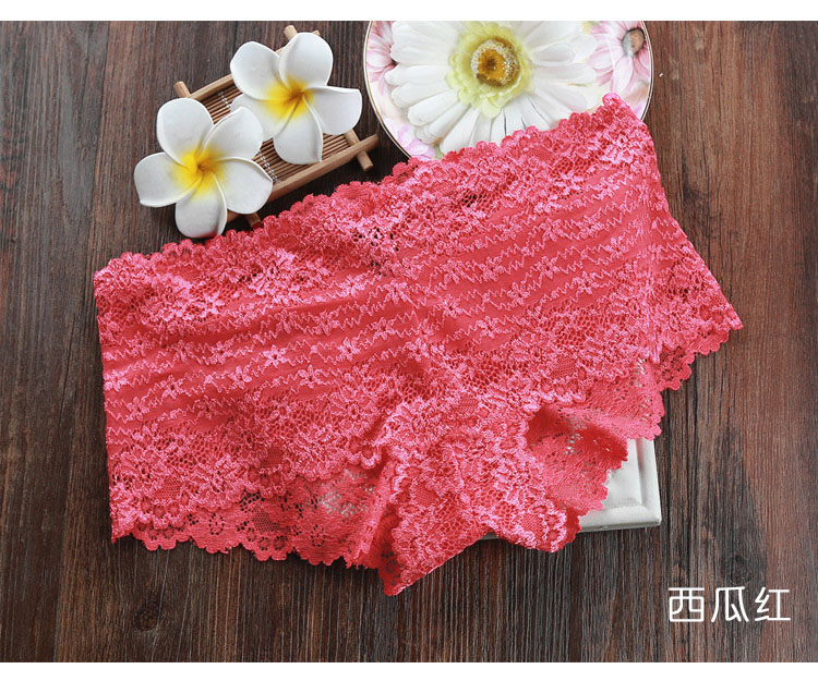 Cotton cotton đám mây đồ lót gợi cảm nữ đồ lót ren cám dỗ eo thấp boxer hông không có dấu vết đồ lót N2008 quần lót đùi cho nữ