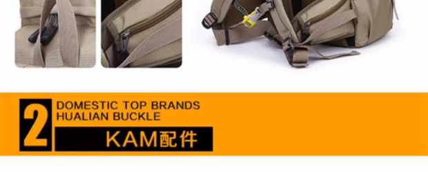 Likai Lilang túi leo núi ba lô 45l60L Phiên bản Hàn Quốc của ba lô thể thao nam và nữ ba lô túi sinh viên túi đeo chéo nam adidas