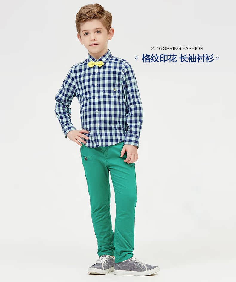 Chemise garcon DEAR DEER à manche longue - Ref 2076528 Image 10