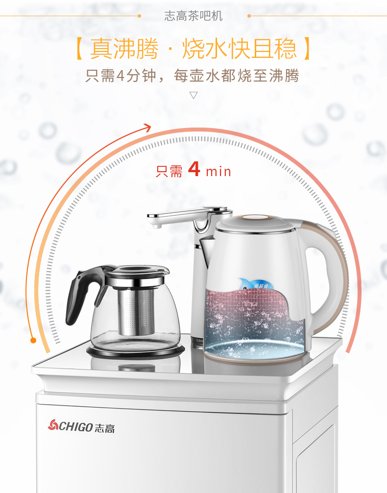máy lọc nước tại vòi Máy lọc nước Haier dọc và nóng lạnh tiết kiệm năng lượng chống vảy đa chức năng đặc biệt máy pha nước thông minh tự động - Nước quả máy lọc nước mitsubishi cleansui eu101