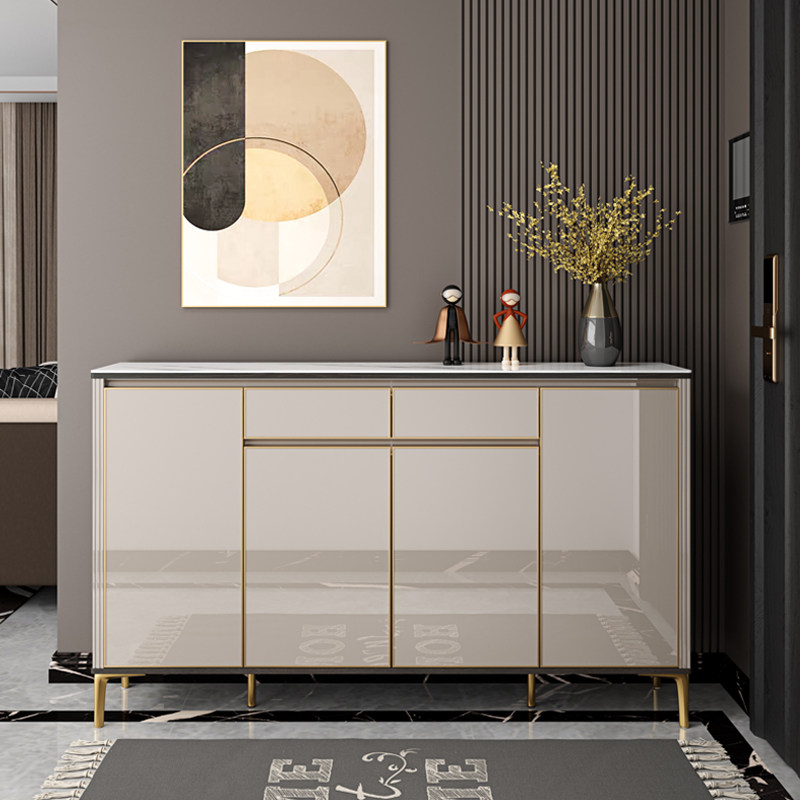 Willpower light lavish shoe cabinet minimalist modern baking lacquered living-room Uan Guan Cabinet Partition Cabinet Home Doorway Large Capacity Containing Cabinet