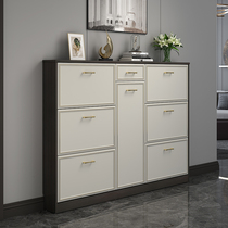 Italian minimalist light luxury ultra-thin shoe cabinet 17cm simple modern household door entrance large capacity dump locker
