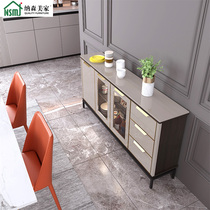 Italian minimalist light luxury dining side cabinet Ultra-thin 30cm entrance large capacity Living room wall tea cabinet Kitchen locker