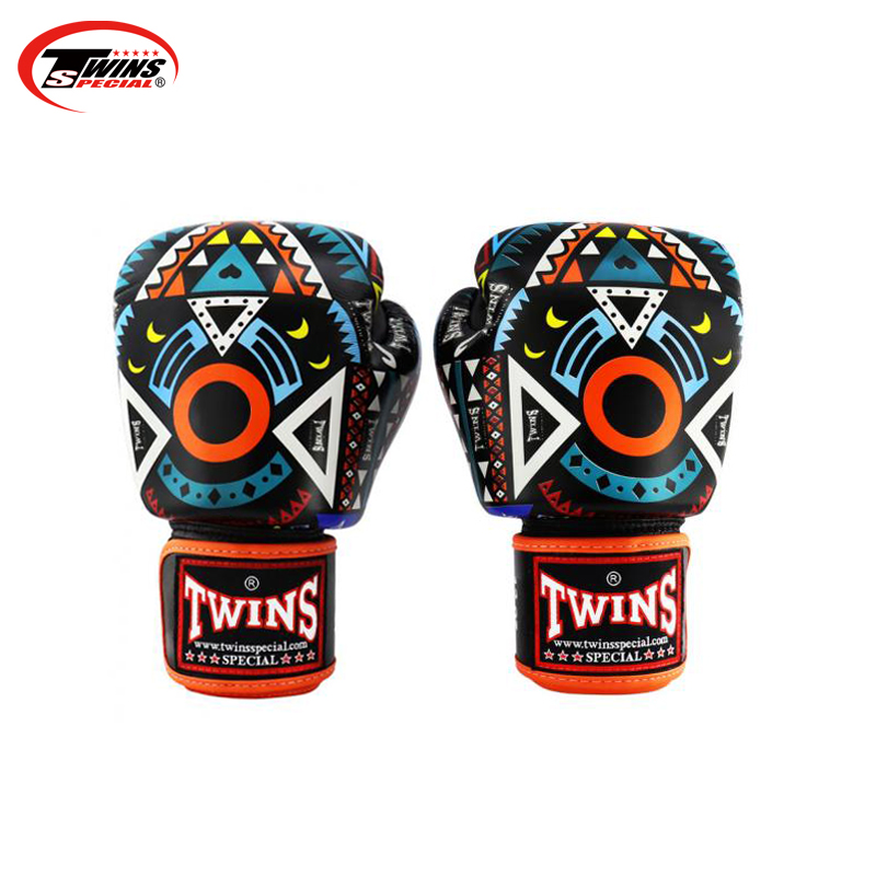 Thailand twins boxing gloves for adult men and women Sanda Muay Thai fighting calfskin new boxing kit