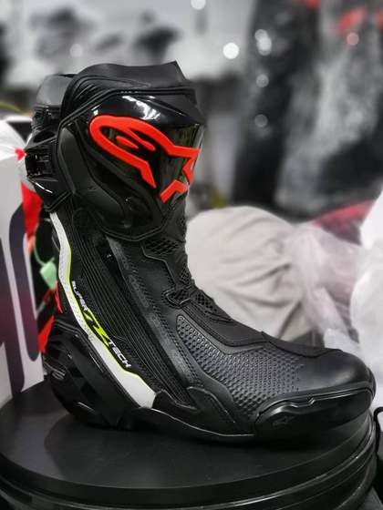 A star alpinestars SupertechR 오토바이 오토바이 경쟁 통기성 라이딩 부츠 사이클링 슈즈