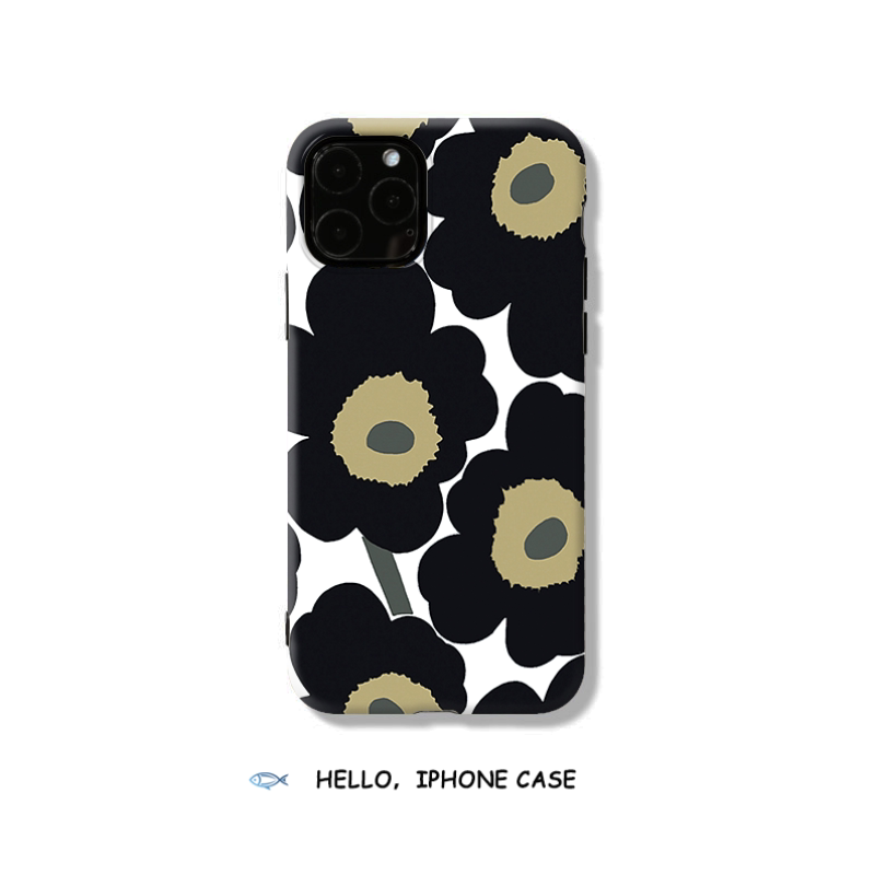 iphone11 mobile phone protective case suitable for apple 12pro max silicone soft shell XR XS protective case 13plus poppy