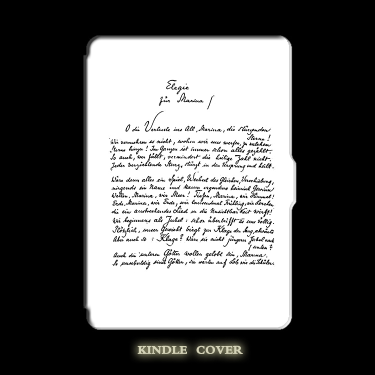 Chopin Rilke manuscript kindle protective case voyage558 leather case kpw3) 2paperwhite4 shell 5