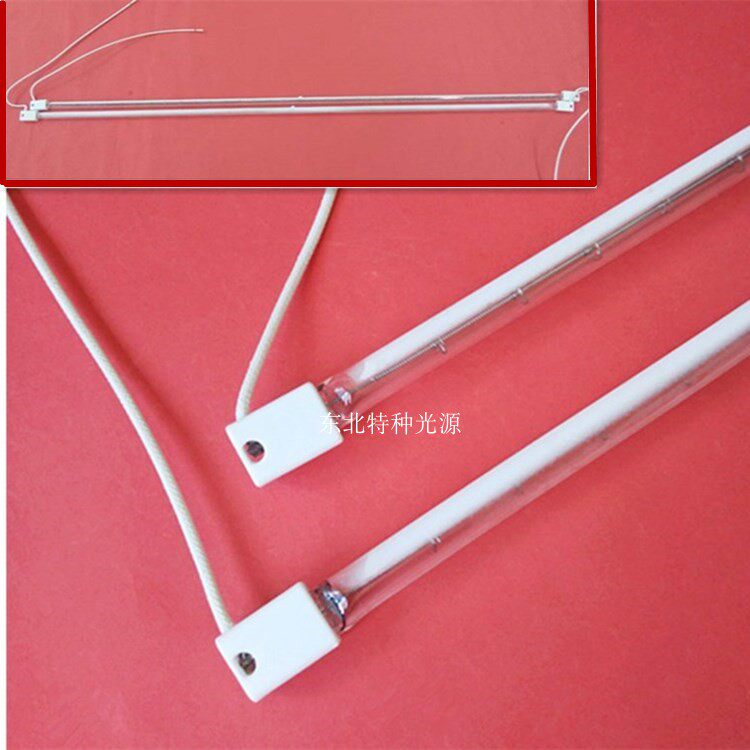 220V3500W红外线灯管 全长：780mm 3.5KW 汽车烤漆灯管 半涂层