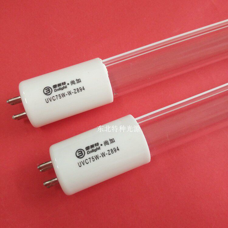 雪莱特.尚加 UVC75W-W-Z894单端四针水处理杀菌灯75W水池消毒灯