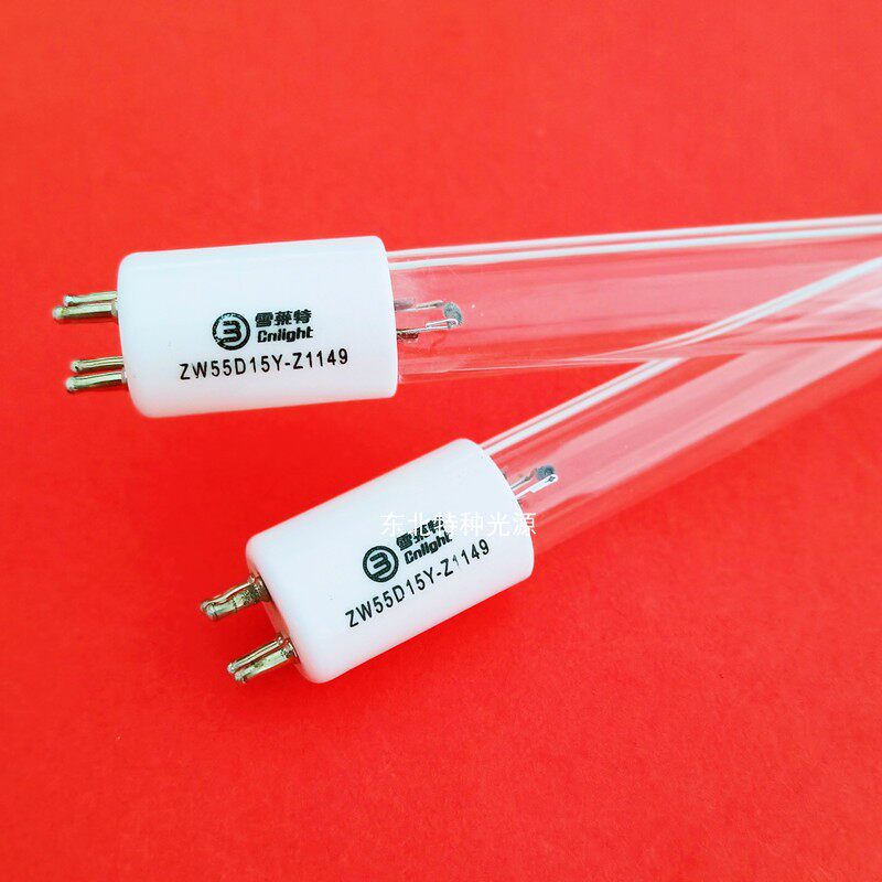 雪莱特55W污水处理紫外线灯ZW55D15Y-Z1149 水厂养殖水池杀菌灯